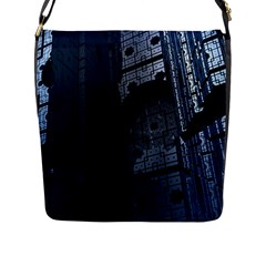 Graphic Design Background Flap Messenger Bag (l)  by Nexatart