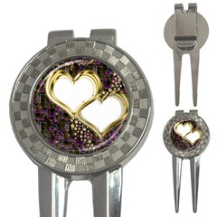 Lover Romantic Couple Apart 3-in-1 Golf Divots by Nexatart