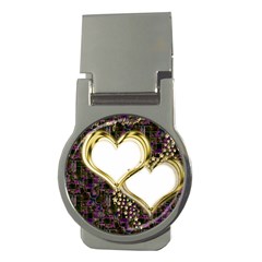 Lover Romantic Couple Apart Money Clips (round)  by Nexatart