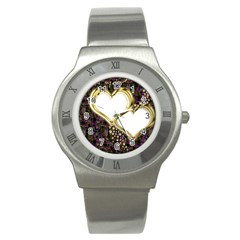 Lover Romantic Couple Apart Stainless Steel Watch by Nexatart