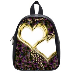 Lover Romantic Couple Apart School Bags (small)  by Nexatart