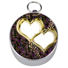 Lover Romantic Couple Apart Silver Compasses by Nexatart