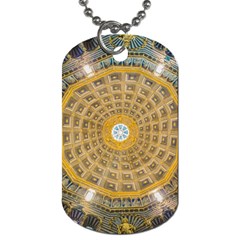 Arches Architecture Cathedral Dog Tag (two Sides) by Nexatart