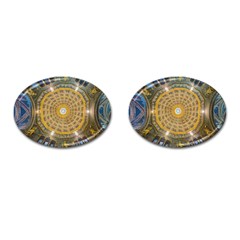 Arches Architecture Cathedral Cufflinks (oval) by Nexatart