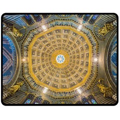 Arches Architecture Cathedral Fleece Blanket (medium)  by Nexatart