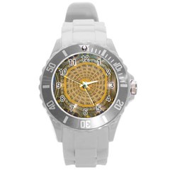 Arches Architecture Cathedral Round Plastic Sport Watch (l) by Nexatart