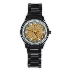 Arches Architecture Cathedral Stainless Steel Round Watch by Nexatart