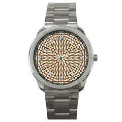 Kaleidoscope Online Triangle Sport Metal Watch by Nexatart