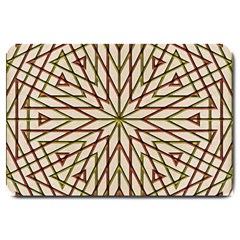 Kaleidoscope Online Triangle Large Doormat  by Nexatart