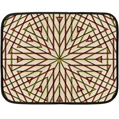 Kaleidoscope Online Triangle Fleece Blanket (mini) by Nexatart