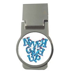 Sport Crossfit Fitness Gym Never Give Up Money Clips (round)  by Nexatart