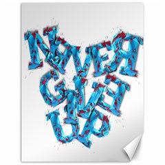 Sport Crossfit Fitness Gym Never Give Up Canvas 12  X 16   by Nexatart