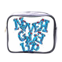 Sport Crossfit Fitness Gym Never Give Up Mini Toiletries Bags by Nexatart