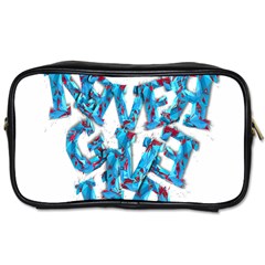 Sport Crossfit Fitness Gym Never Give Up Toiletries Bags by Nexatart