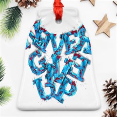 Sport Crossfit Fitness Gym Never Give Up Ornament (Bell)