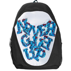 Sport Crossfit Fitness Gym Never Give Up Backpack Bag by Nexatart