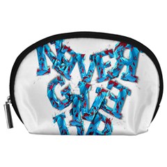 Sport Crossfit Fitness Gym Never Give Up Accessory Pouches (Large) 