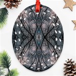 Storm Nature Clouds Landscape Tree Ornament (Oval Filigree) Front