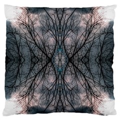 Storm Nature Clouds Landscape Tree Large Cushion Case (one Side) by Nexatart