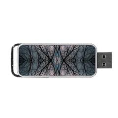 Storm Nature Clouds Landscape Tree Portable Usb Flash (two Sides) by Nexatart