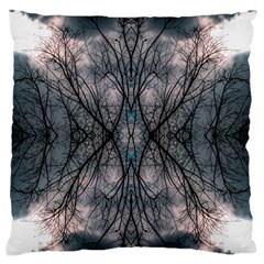 Storm Nature Clouds Landscape Tree Large Flano Cushion Case (one Side)