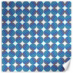 Geometric Dots Pattern Rainbow Canvas 12  X 12   by Nexatart