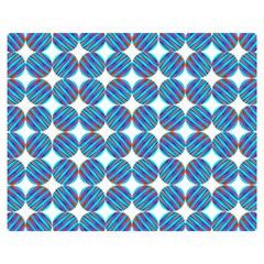 Geometric Dots Pattern Rainbow Double Sided Flano Blanket (medium)  by Nexatart