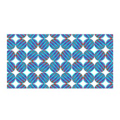 Geometric Dots Pattern Rainbow Satin Wrap by Nexatart