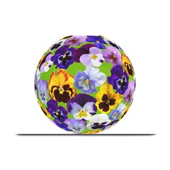 Spring Pansy Blossom Bloom Plant Plate Mats by Nexatart