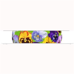 Spring Pansy Blossom Bloom Plant Small Bar Mats by Nexatart