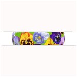 Spring Pansy Blossom Bloom Plant Small Bar Mats 24 x4  Bar Mat