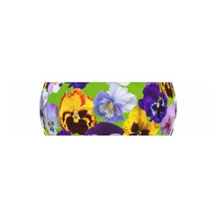 Spring Pansy Blossom Bloom Plant Satin Scarf (oblong) by Nexatart