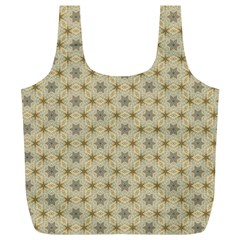 Star Basket Pattern Basket Pattern Full Print Recycle Bags (l)  by Nexatart