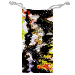 Canvas Acrylic Digital Design Jewelry Bag by Nexatart