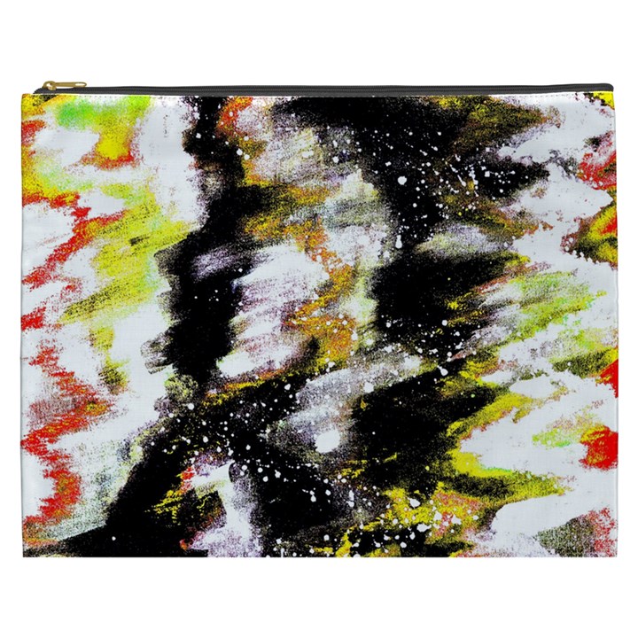 Canvas Acrylic Digital Design Cosmetic Bag (XXXL) 