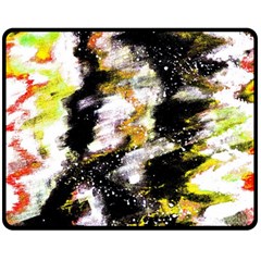 Canvas Acrylic Digital Design Double Sided Fleece Blanket (medium)  by Nexatart