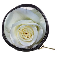 Flower White Rose Lying Mini Makeup Bags