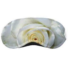 Flower White Rose Lying Sleeping Masks by Nexatart