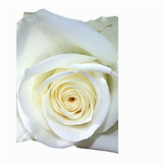 Flower White Rose Lying Large Garden Flag (two Sides) by Nexatart