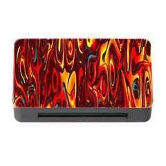 Effect Pattern Brush Red Orange Memory Card Reader With Cf by Nexatart