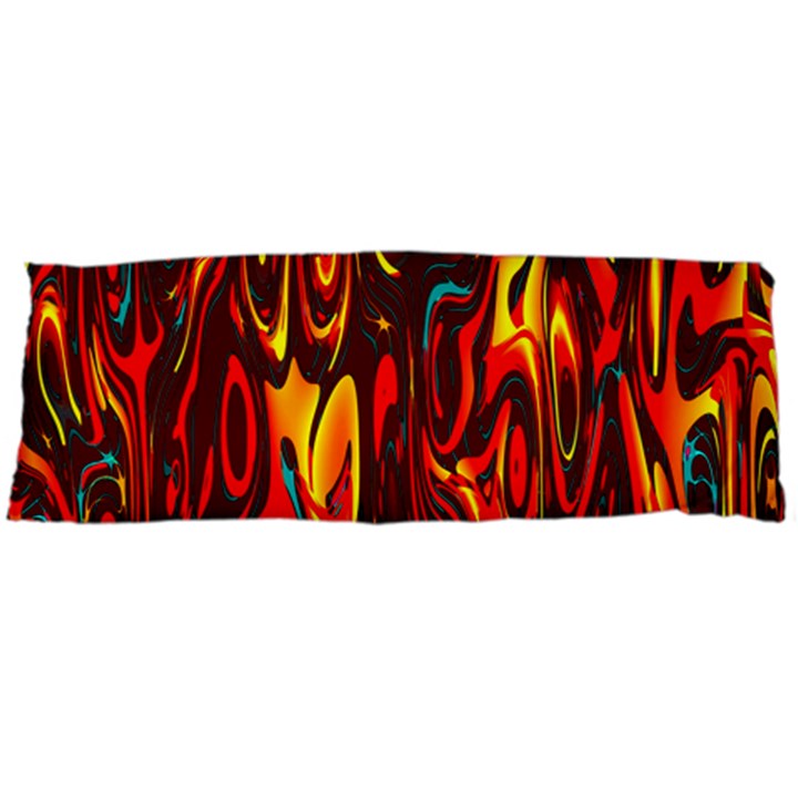 Effect Pattern Brush Red Orange Body Pillow Case (Dakimakura)