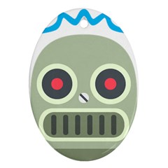 Robot Ornament (oval) by BestEmojis