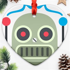 Robot Ornament (heart)