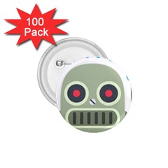 Robot 1 75  Buttons (100 Pack)  by BestEmojis