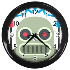 Robot Wall Clocks (black) by BestEmojis