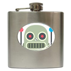 Robot Hip Flask (6 Oz) by BestEmojis