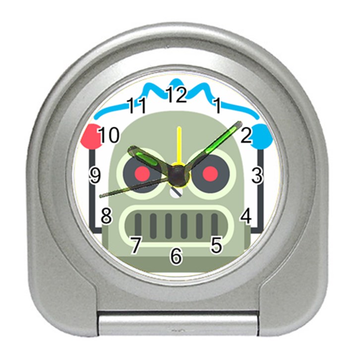 Robot Travel Alarm Clocks