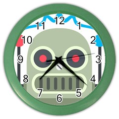 Robot Color Wall Clocks by BestEmojis