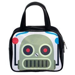 Robot Classic Handbags (2 Sides) by BestEmojis