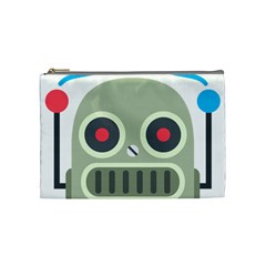 Robot Cosmetic Bag (medium)  by BestEmojis